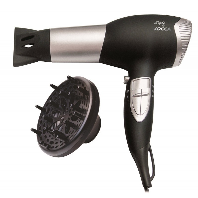 SECADOR DE MANO NEGRO-PLATA - 2000W