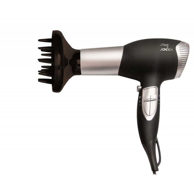 SECADOR DE MANO NEGRO-PLATA - 2000W
