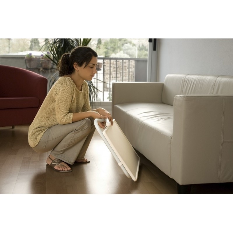 Witte verstelbare opvouwbare hulptafel met...