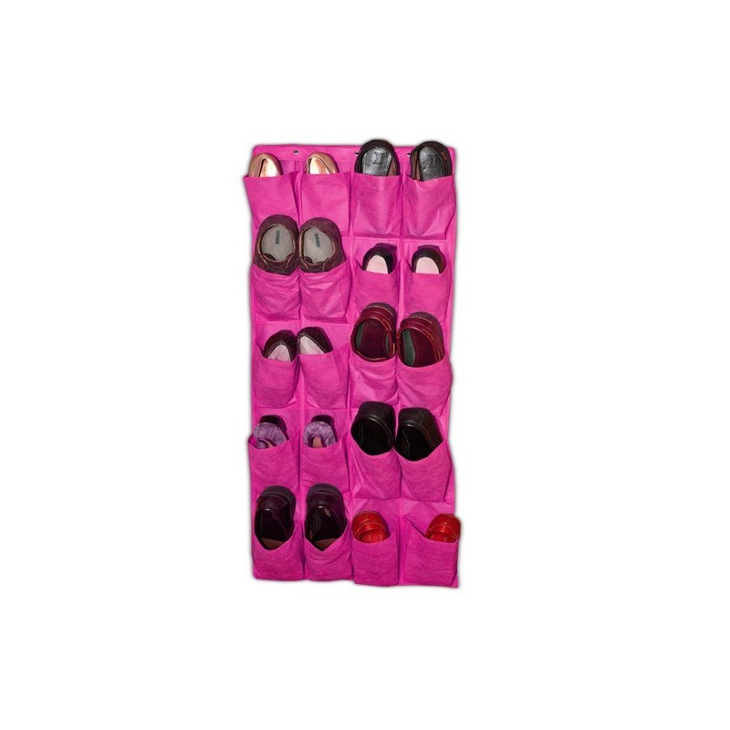 PARED ORGANIZATION FOR ZAPATOS 20 HUECOS FUCSIA