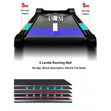 MAGNETIC WALKING TREADMILL, MULTIFUNCTIONAL AND FOLDABLE