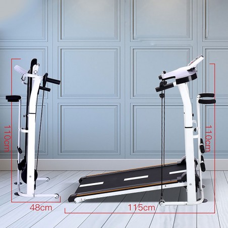 CINTA DE CAMINAR MAGNÉTICA, MULTIFUNCIÓN Y PLEGABLE