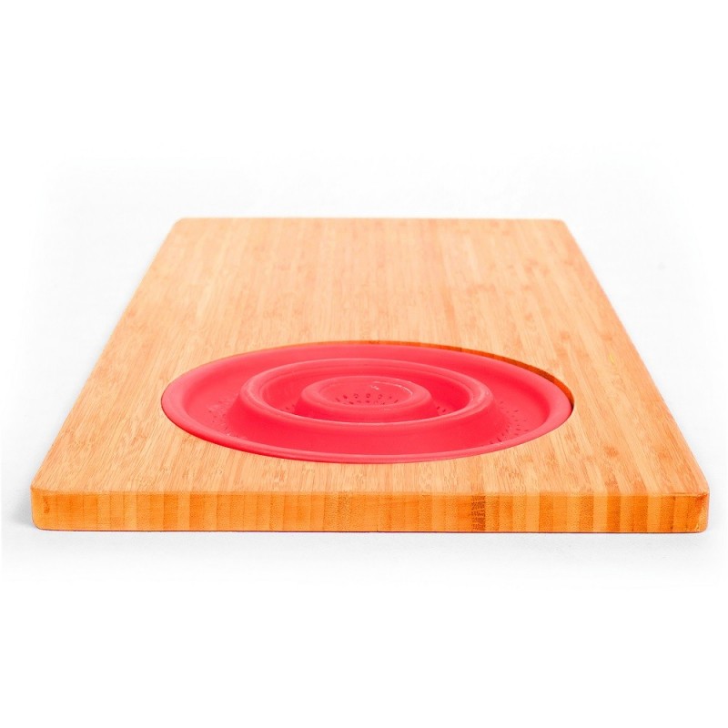 CUTTING BOARD WITH SINK DRAINER
