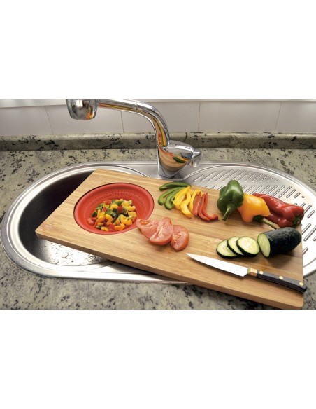 CUTTING BOARD WITH SINK DRAINER 2