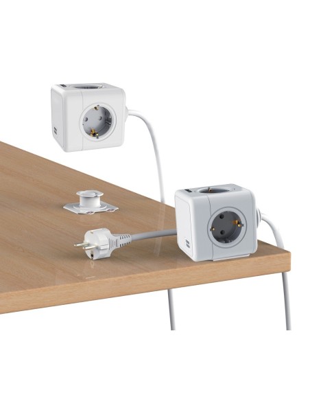 Cube af stik med USB-port 2