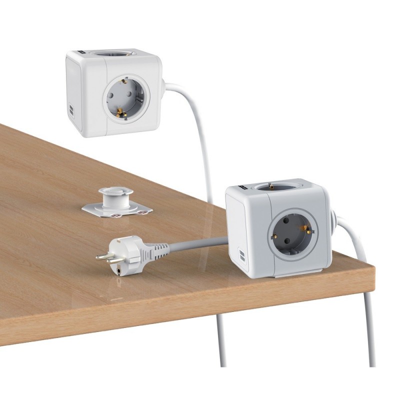 Cube af stik med USB-port