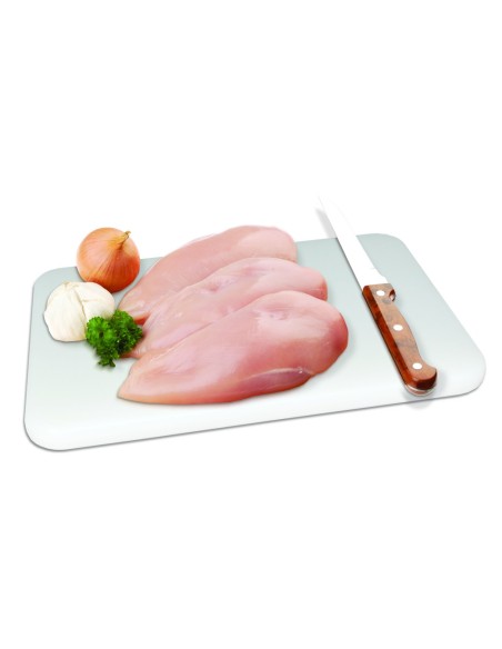 WHITE POLYETHYLENE CUTTING BOARD White 30 X 20 X 2cms