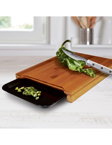 TABLA DE CORTAR BAMBU CON BANDEJA