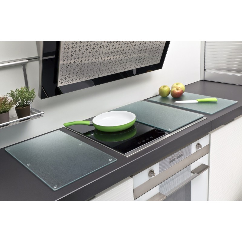 Set van 2 platen bedekt gehard glas keramiek...