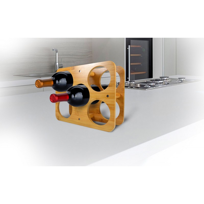 PORTE-BOUTEILLES EN BAMBOU