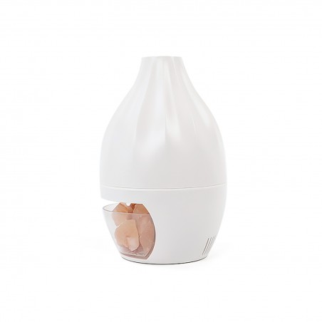 Aroma diffuser med saltfugter lampe