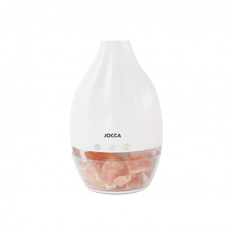 Aroma diffuser met zout-luchtbevochtiger lamp