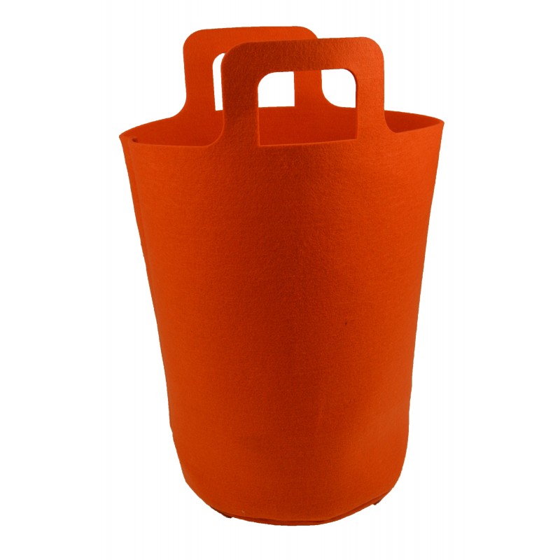 CESTA DE FIELTRO GRIS