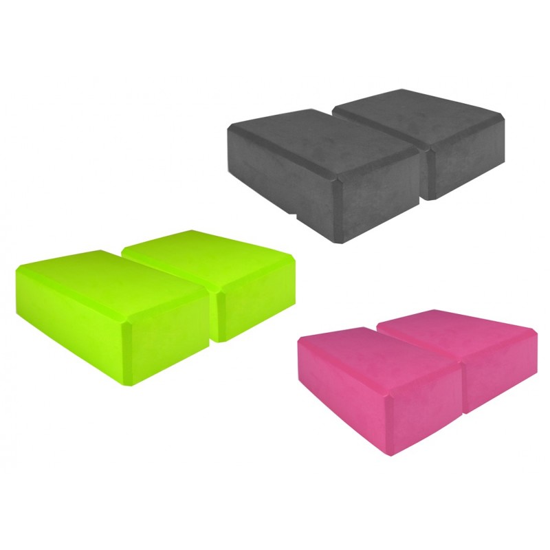 Set de 2 blocuri pentru sortimentul de yoga