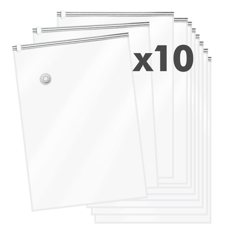 SET 10 BOLSAS GUARDARROPA AHORRA SPACE