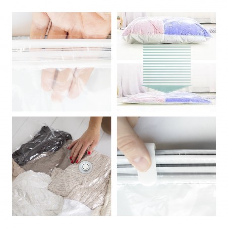 Set van 10 garderobe tassen bespaart ruimte