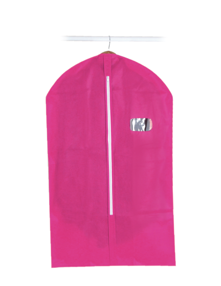 CUATRO FUNDAS GUARDARROPA FUCSIA