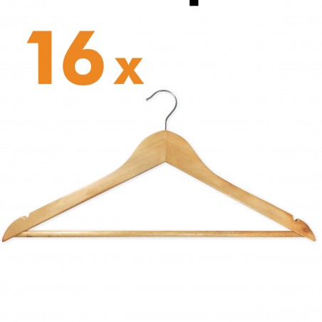 Set de 16 umerase din lemn