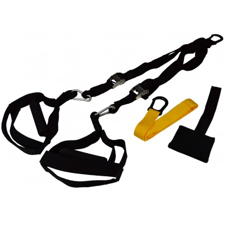 JOCCA Training Pack: Trx Suspension, Resistence Bands, Miscular vadbenik in valjčni fitnes