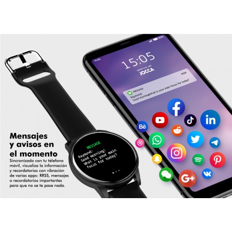 SMARTWATCH JOCCA SPORT NEGRO