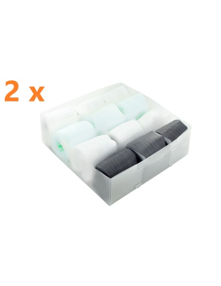 DOS ORGANIZADORS DE CAJONES CUADRADOS