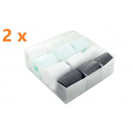 DUE ORGANIZZATORI DI CASSE QUADRATE