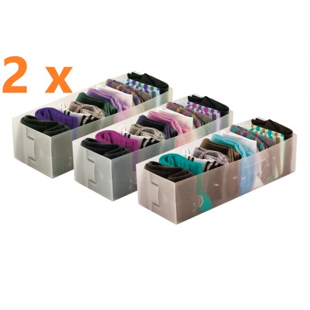 Set van 6 lade-organisatoren