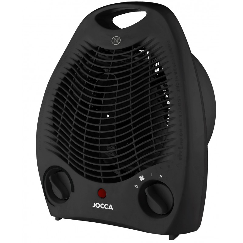 CALEFACTOR ELÉCTRICO NEGRO - 2000W
