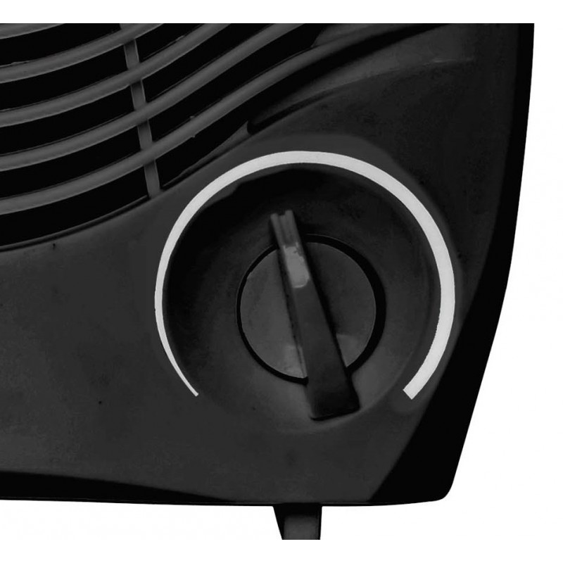 AQUECEDOR ELÉTRICO PRETO - 2000W