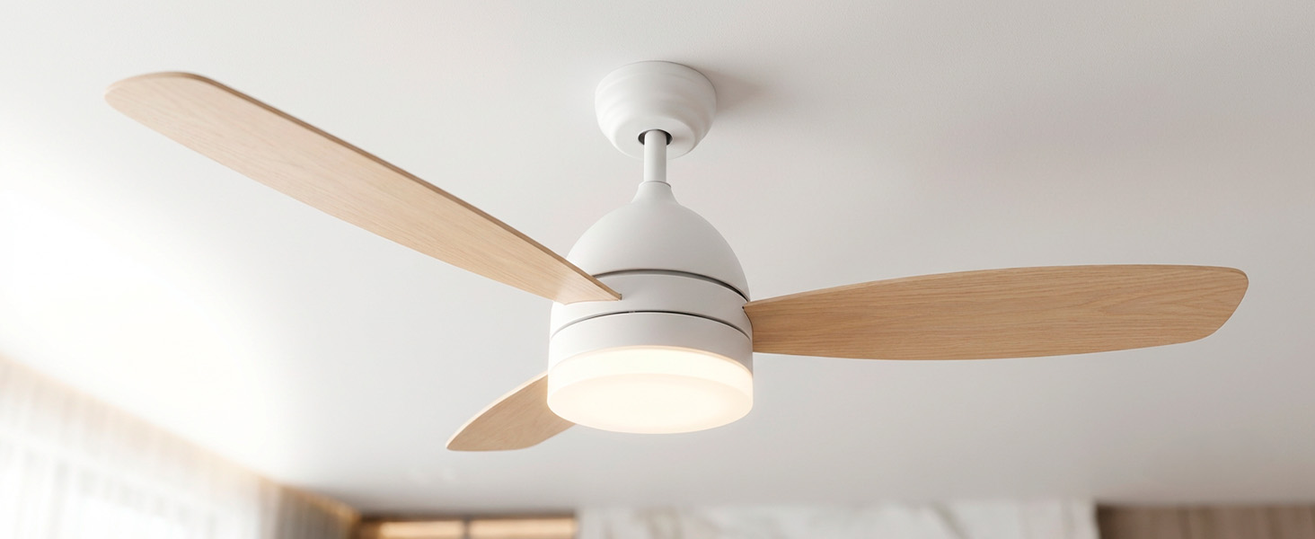 ventilador de techo JOCCA con luz y mando