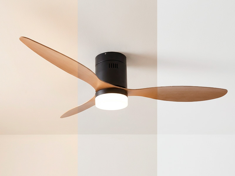 ventilador de techo con luz led