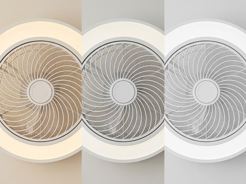 Tipos de luces ventilador de techo