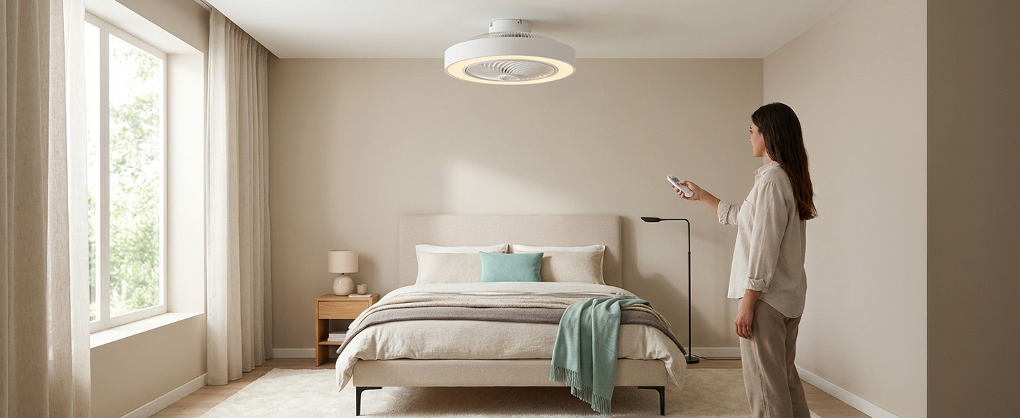 Ventilador plafón con bluetooth