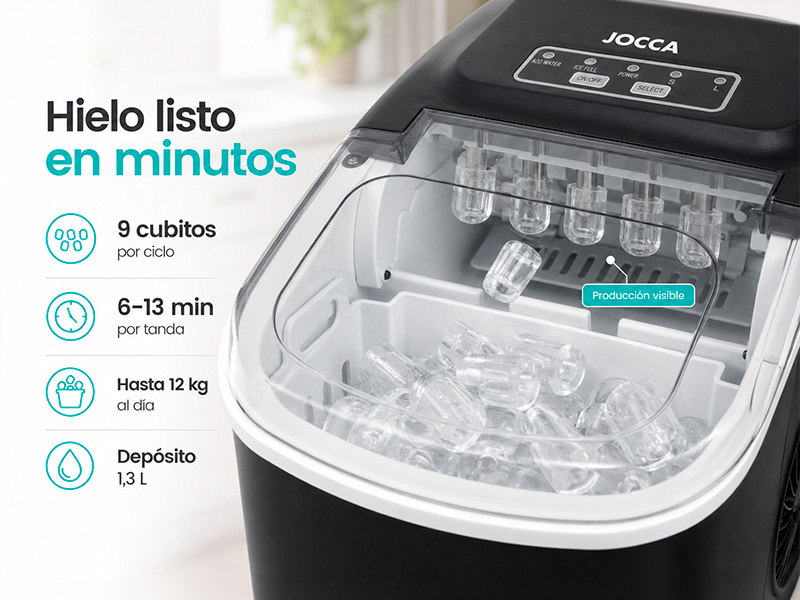 máquina de hielo rápida 12 kg
