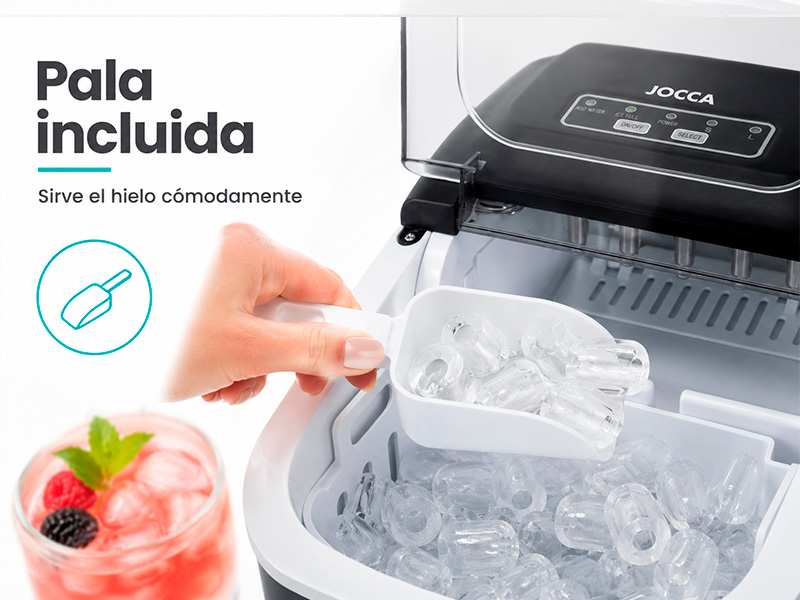 máquina de hielo con pala incluida