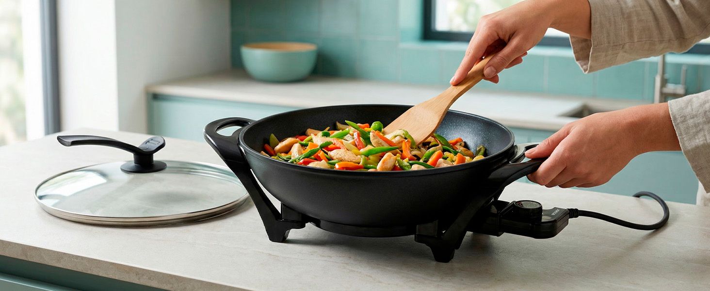 wok electrico regulable