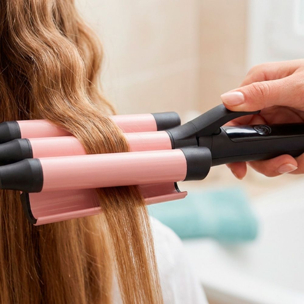 tenacilla triple onda calentamiento rapido