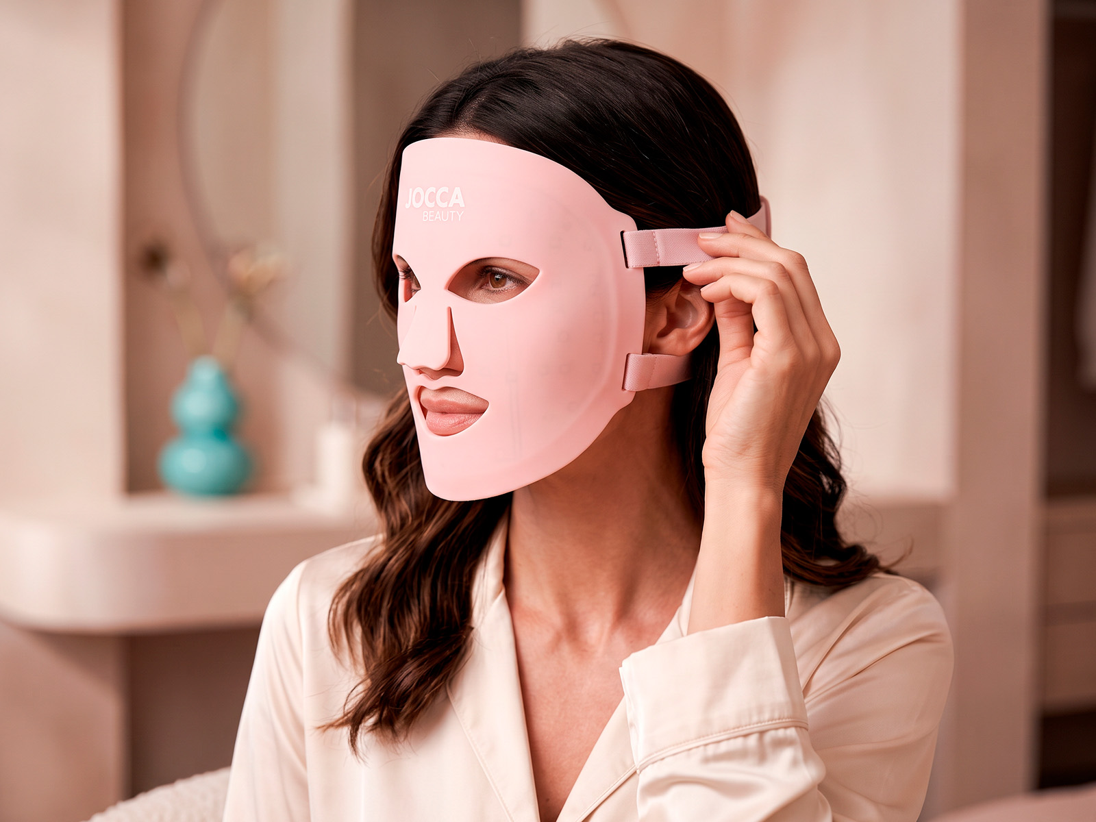 Máscara LED facial flexible JOCCA con correas ajustables