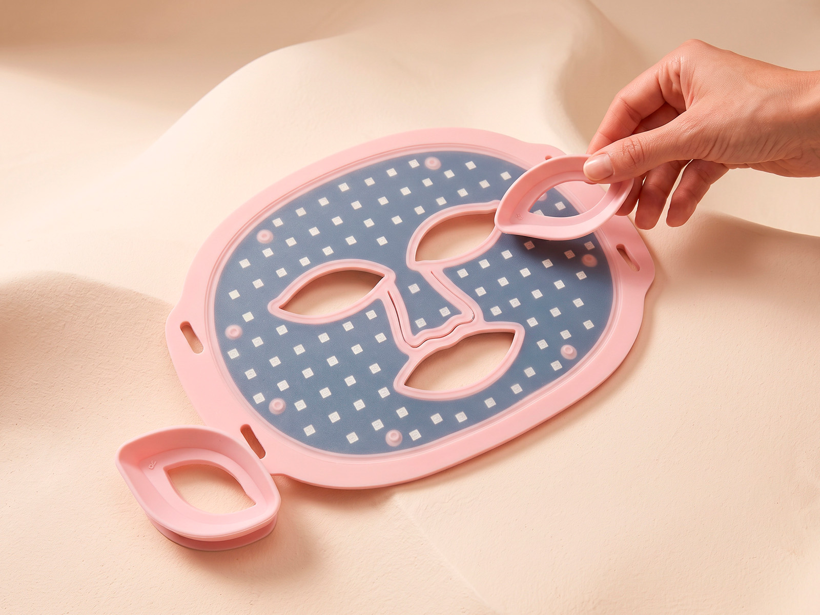 Protectores oculares incluidos con máscara LED facial JOCCA