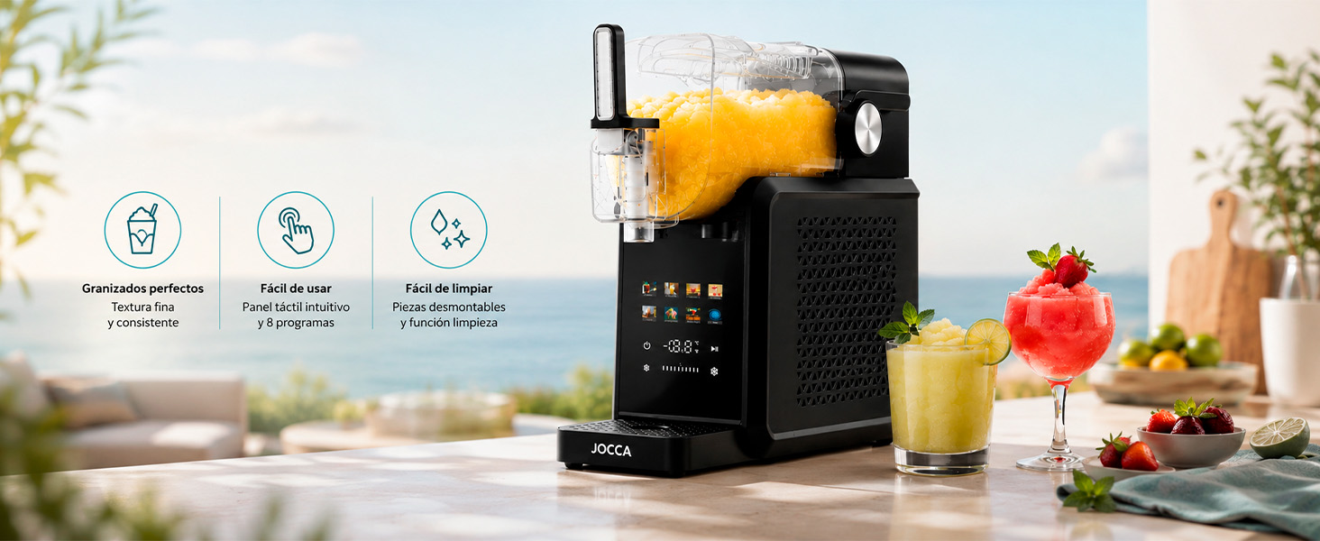 máquina de granizados compacta para cocina