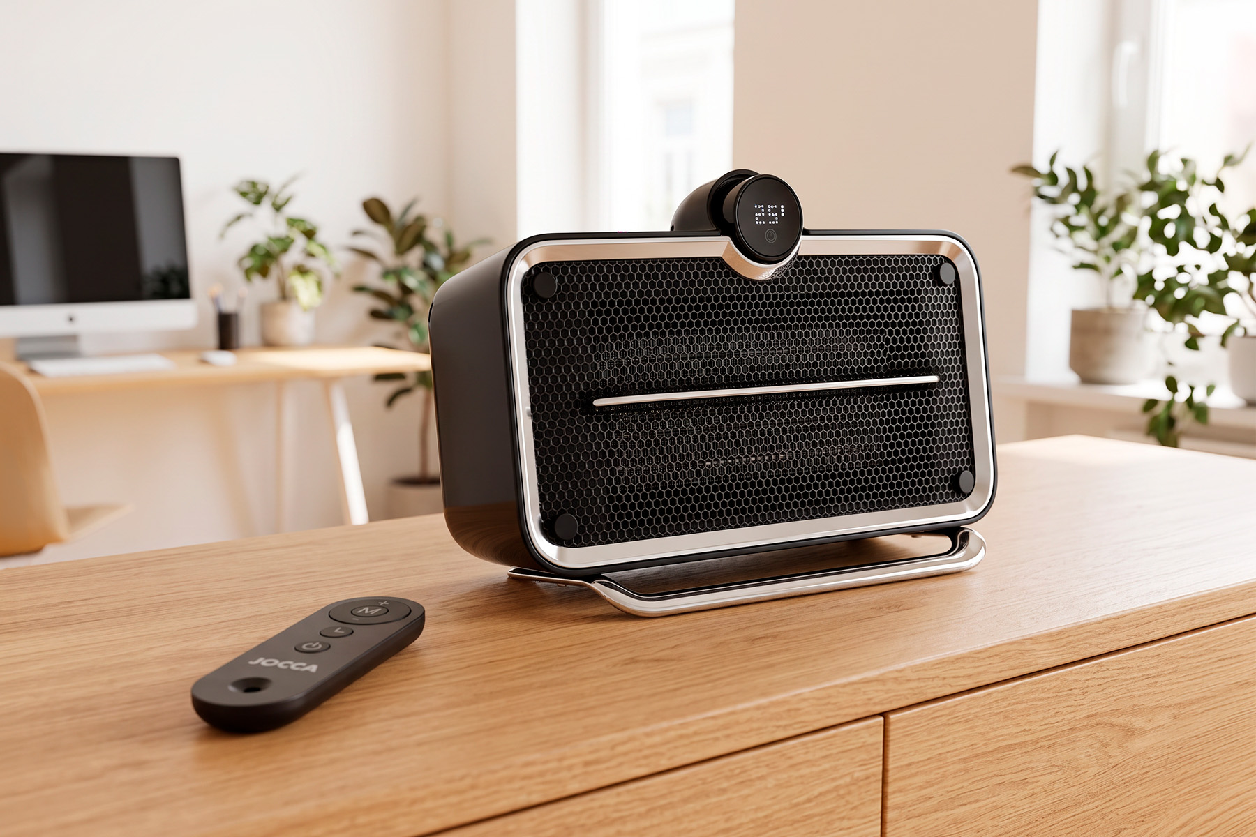Calefactor digital JOCCA con mando a distancia incluido