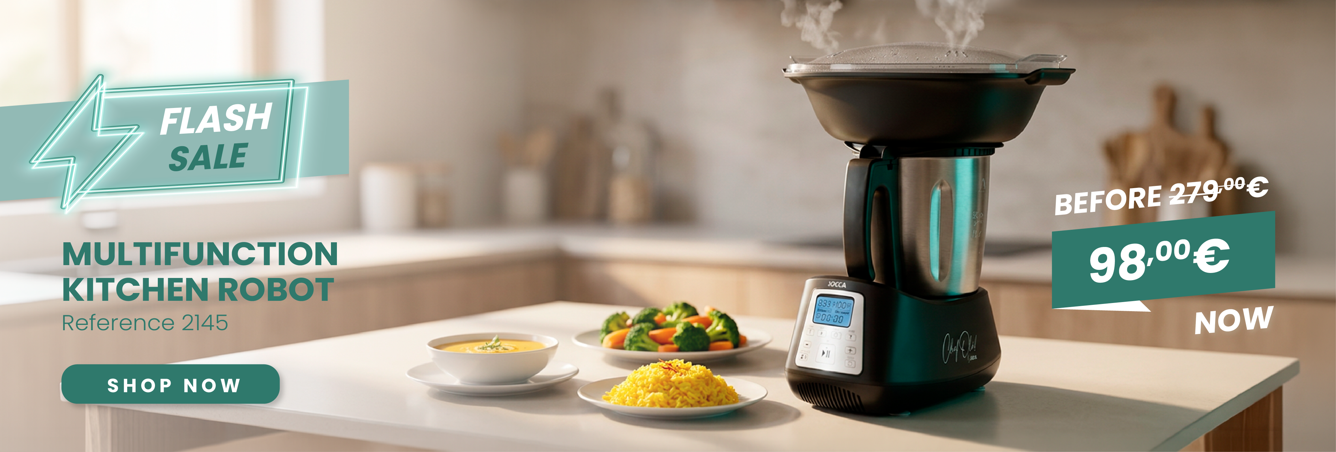 Banner Robot de cocina