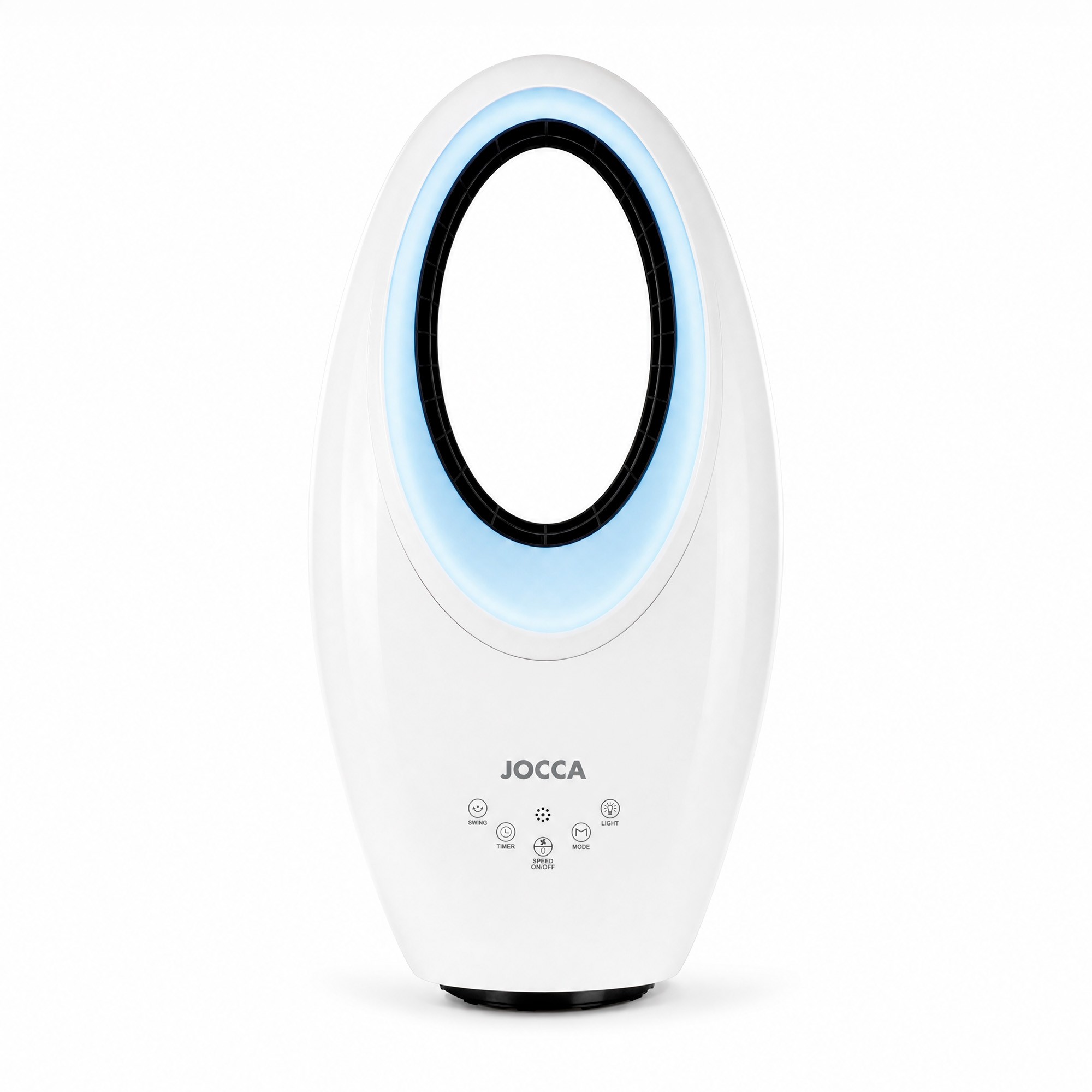 JOCCA - Ventilador Sin Aspas 60W Luz LED | Silencioso, con Mando