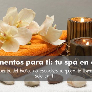 Momentos para ti: el spa en casa