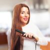 woman using hair irons