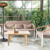 empty wood chair in  living room