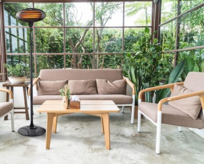 empty wood chair in  living room